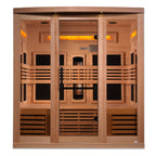 Golden Designs Reserve Edition 6-Person Indoor Full Spectrum Infrared Sauna (Near Zero EMF)