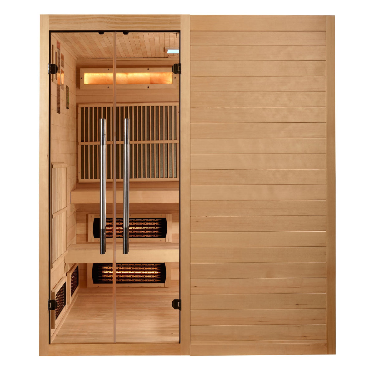 Golden Designs Toledo 6-Person Indoor Hybrid Sauna (Full Spectrum)