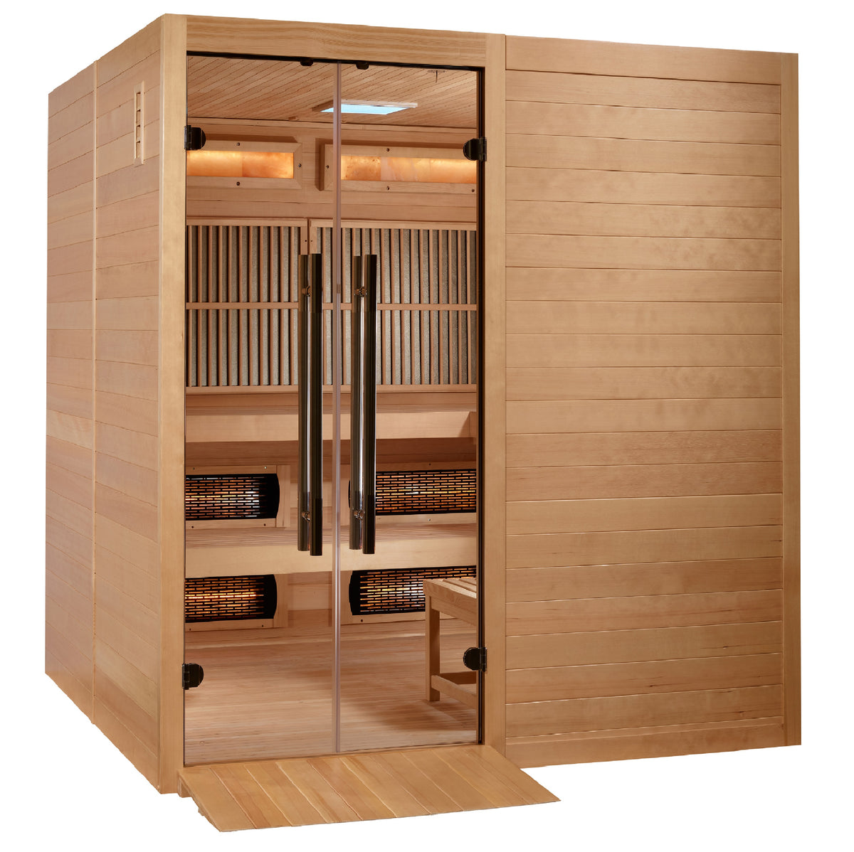 Golden Designs Toledo 6-Person Indoor Hybrid Sauna (Full Spectrum)