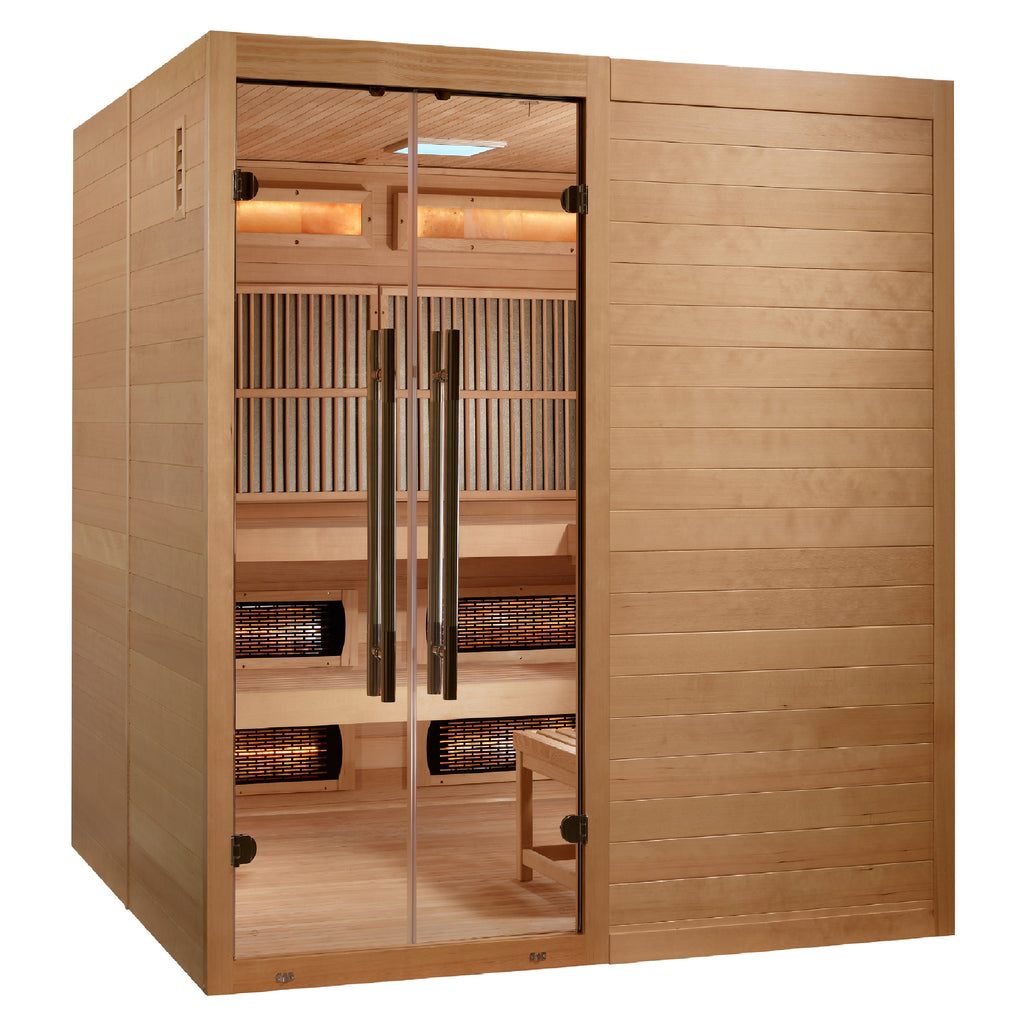 Golden Designs Toledo 6-Person Indoor Hybrid Sauna (Full Spectrum)
