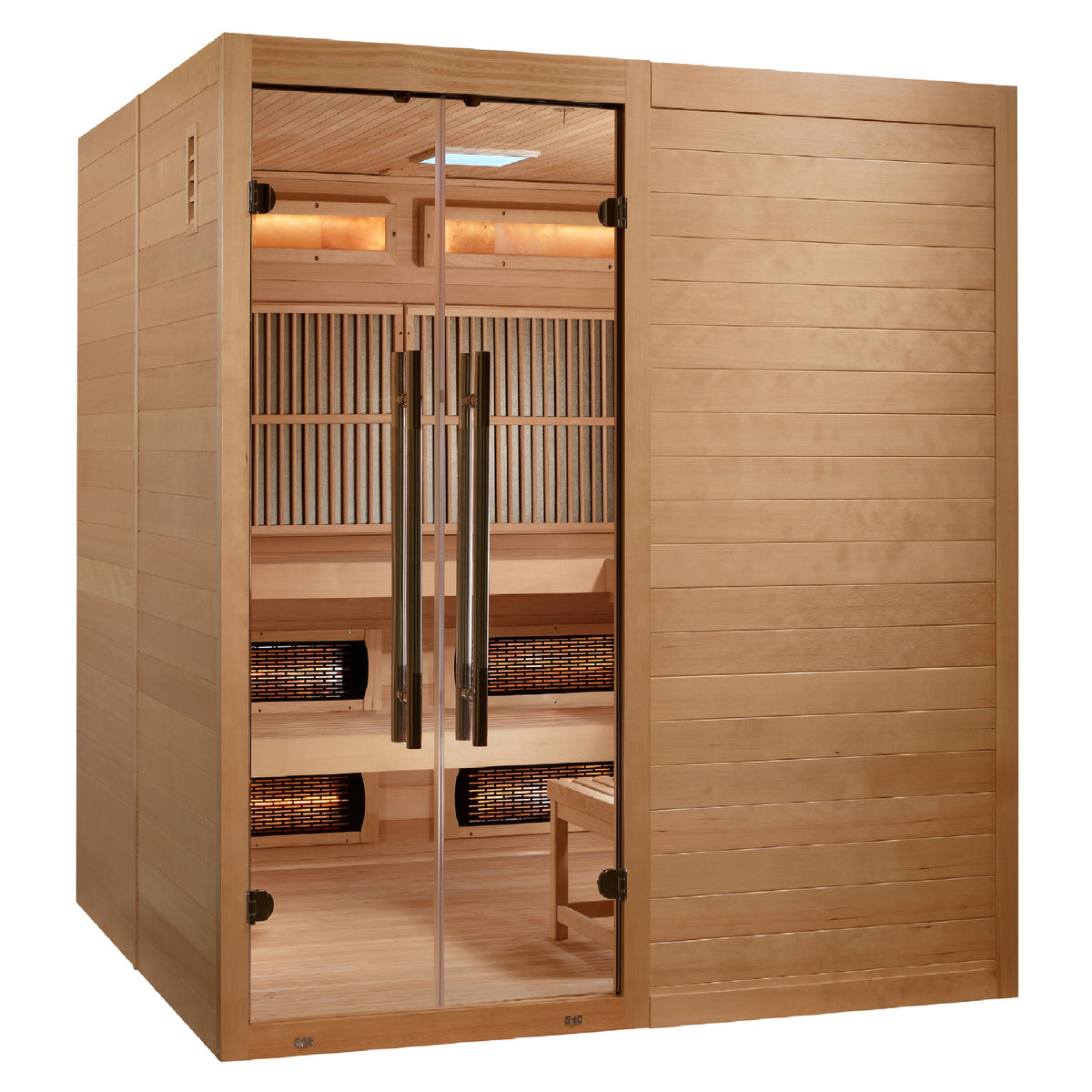 Golden Designs Toledo 6-Person Indoor Hybrid Sauna (Full Spectrum)