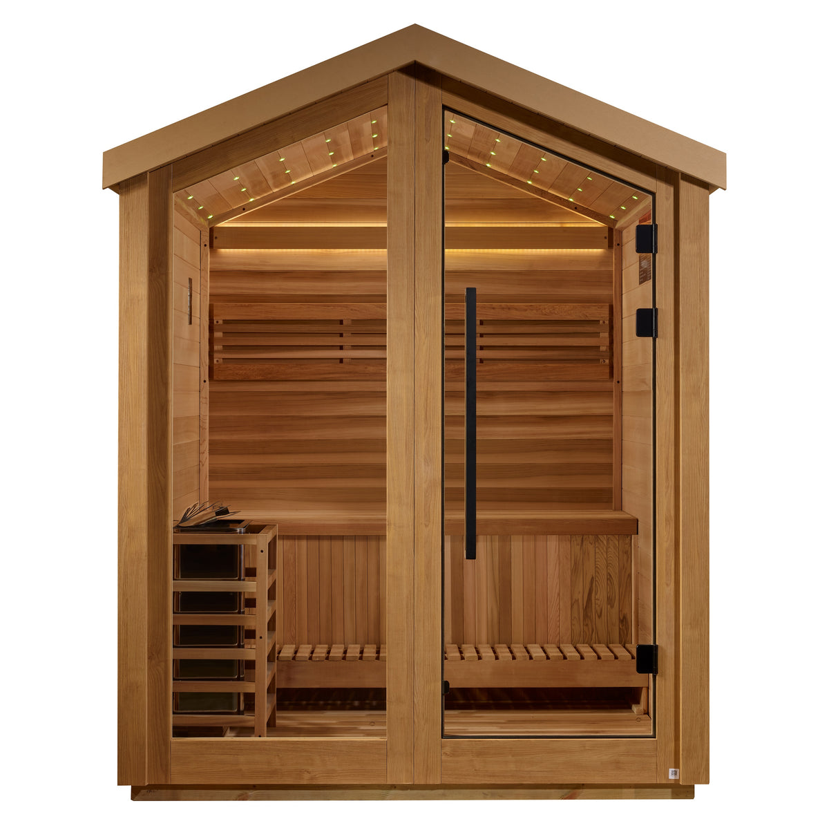 Golden Designs Savonlinna 3-Person Outdoor Traditional Sauna