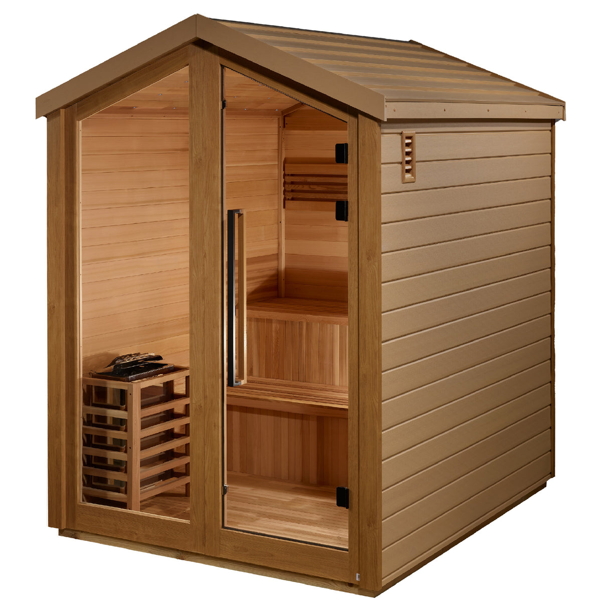 Golden Designs Savonlinna 3-Person Outdoor Traditional Sauna