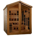 Golden Designs Kaskinen 6-Person Outdoor Hybrid Sauna (Full Spectrum)