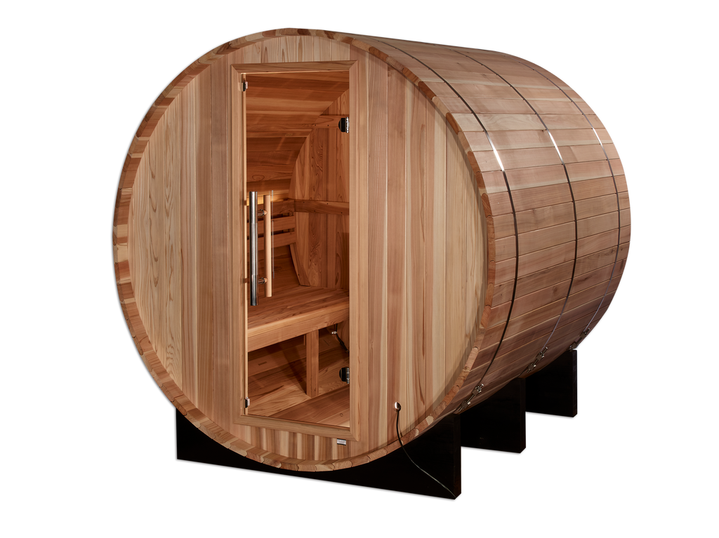 Golden Designs Arosa 4-Person Outdoor Barrel Traditional Sauna