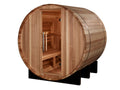Golden Designs St. Moritz 2-Person Outdoor Barrel Traditional Sauna