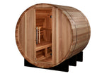 Golden Designs St. Moritz 2-Person Outdoor Barrel Traditional Sauna