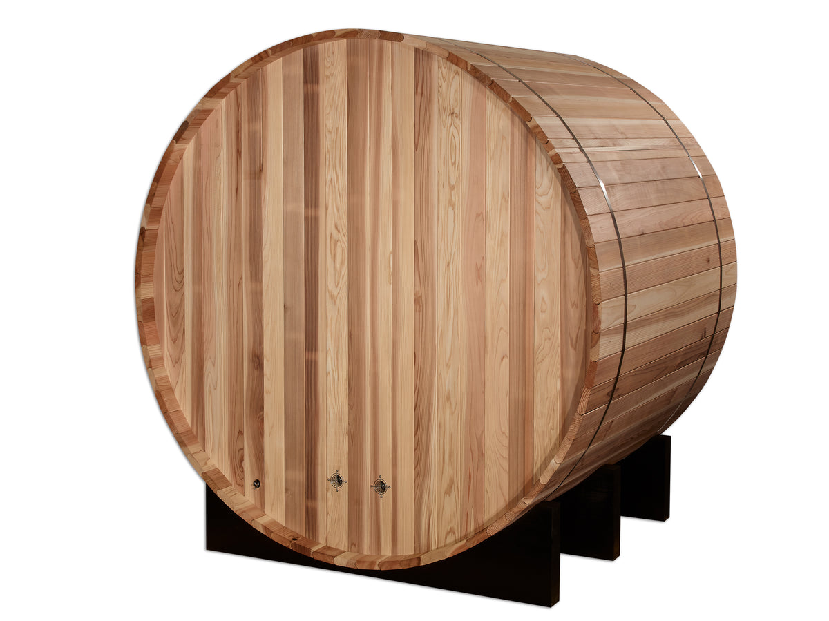 Golden Designs St. Moritz 2-Person Outdoor Barrel Traditional Sauna