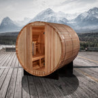 Golden Designs Arosa 4-Person Outdoor Barrel Traditional Sauna