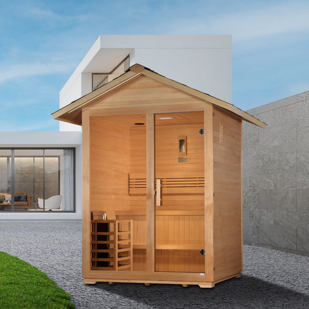 Golden Designs Arlberg 3-Person Outdoor Traditional Sauna