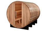 Golden Designs Klosters 6-Person Outdoor Barrel Traditional Sauna
