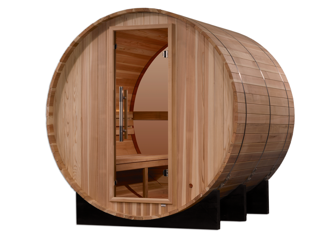 Golden Designs Zurich 4-Person Outdoor Barrel Traditional Sauna
