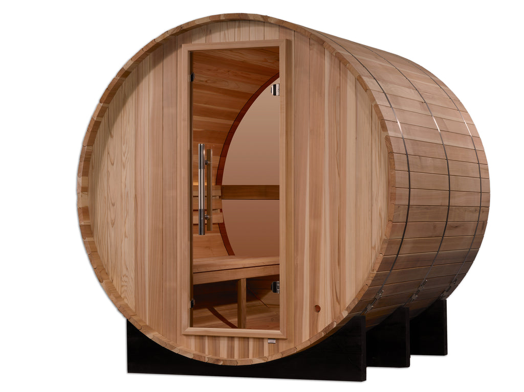 Golden Designs Zurich 4-Person Outdoor Barrel Traditional Sauna