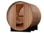 Golden Designs Zurich 4-Person Outdoor Barrel Traditional Sauna