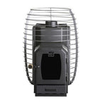 Huum Hive Wood 13kW wood-burning sauna stove with stainless steel stone cage
