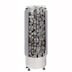 Front view of the Harvia Cilindro PC110E 10.5kW Sauna Heater with sauna stones