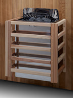 Golden Designs Kaskinen 6-Person Outdoor Hybrid Sauna (Full Spectrum)