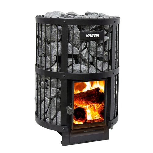 Harvia Legend 240 GreenFlame 15.9kW wood-burning sauna stove