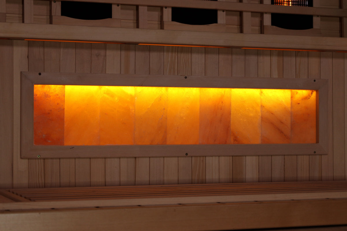 Golden Designs Reserve Edition 4-Person Indoor Full Spectrum Infrared Sauna (Near Zero EMF)