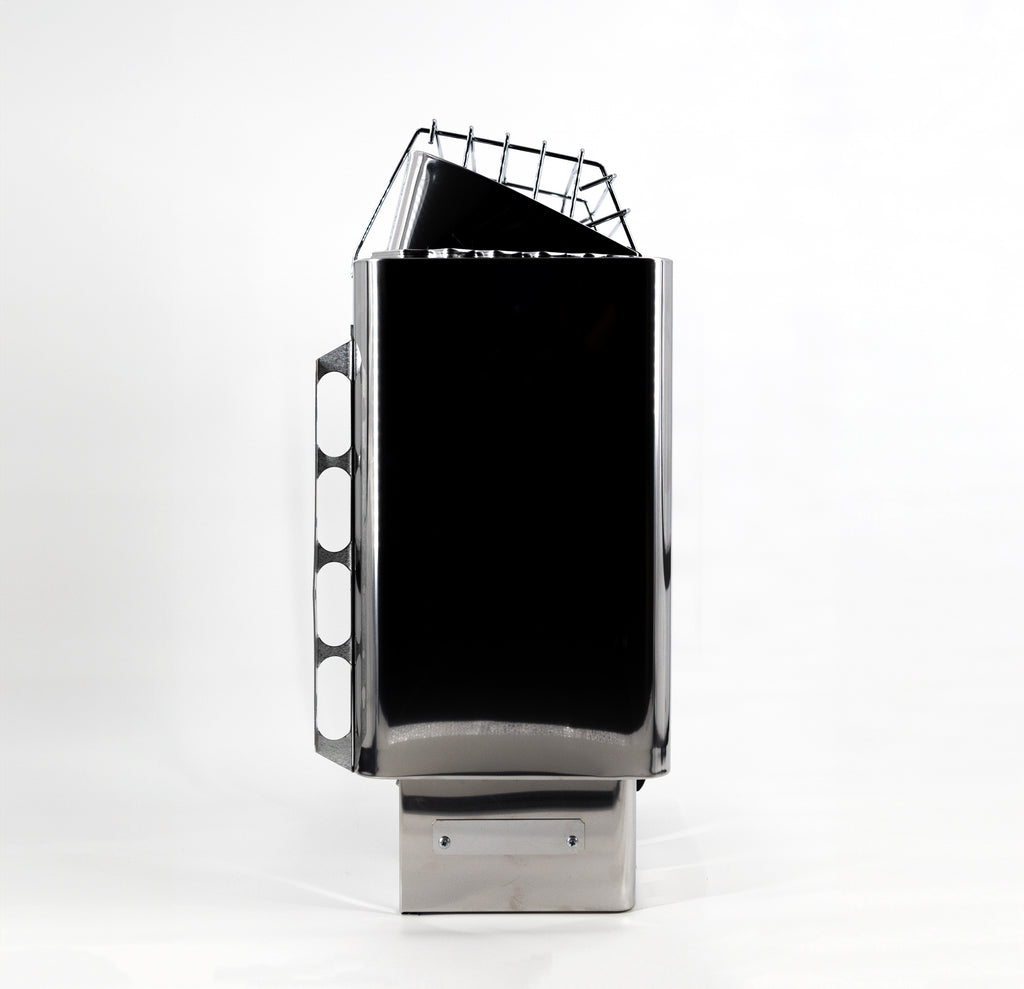 Left profile view of the Harvia KIP 6kW Sauna Heater