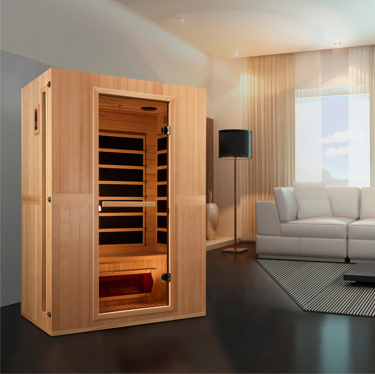 Maxxus Serenity 2-Person Dual Tech Infrared Sauna (Low EMF)