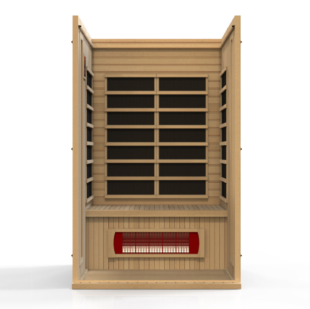 Maxxus Serenity 2-Person Dual Tech Infrared Sauna (Low EMF)