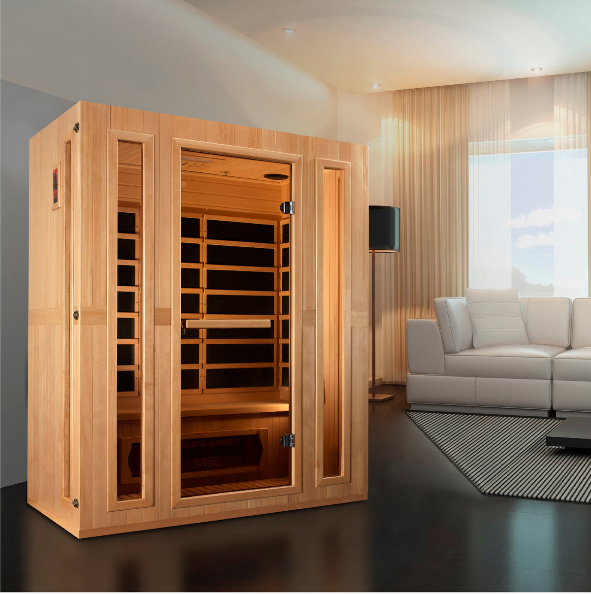 Maxxus Trinity 3-Person Dual Tech Infrared Sauna (Low EMF)