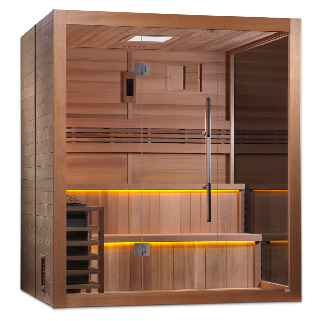 Golden Designs Kuusamo 6-Person Indoor / Covered Outdoor Traditional Sauna