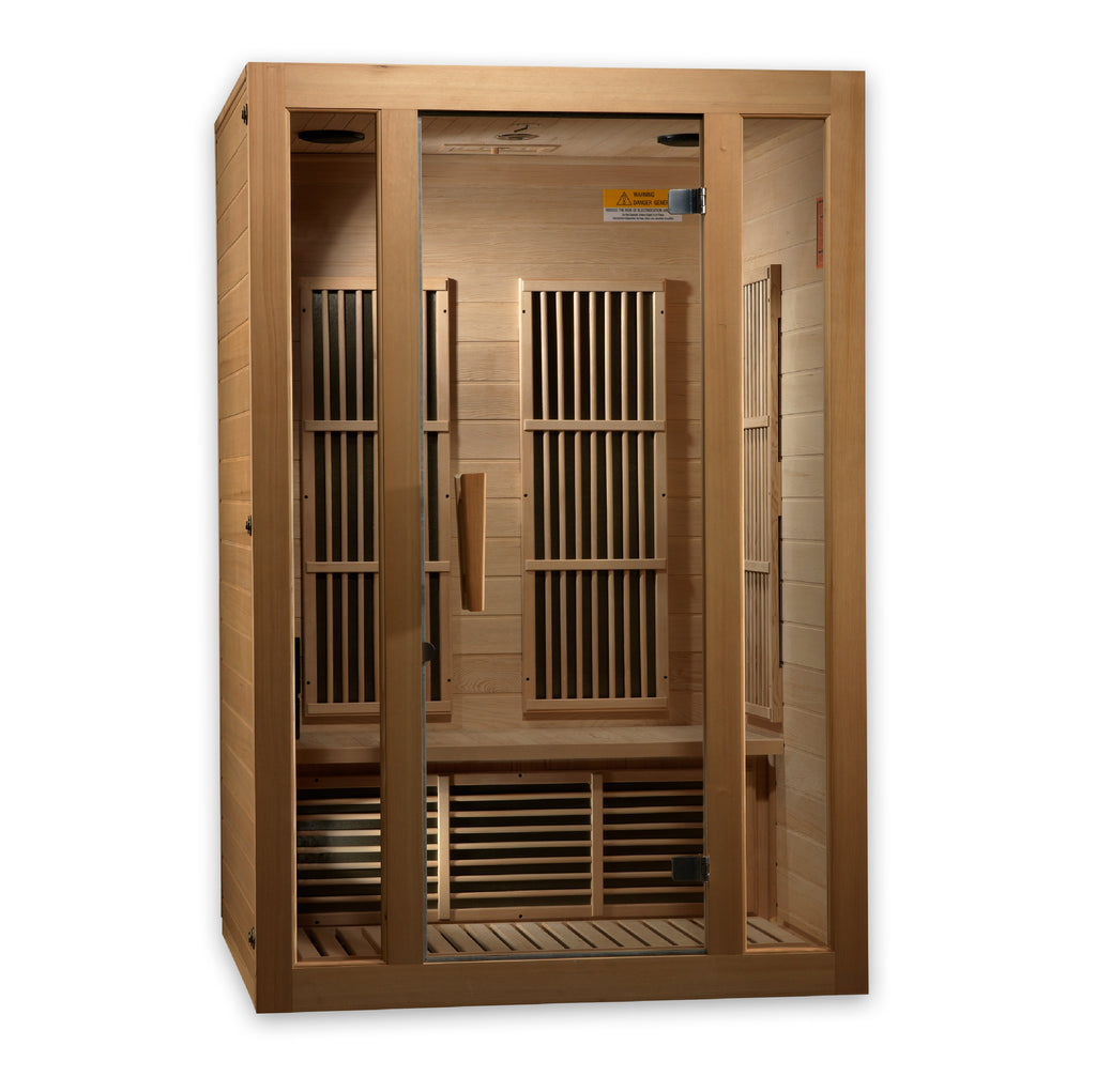 Maxxus Seattle 2-Person Indoor Infrared Sauna (Near Zero EMF)