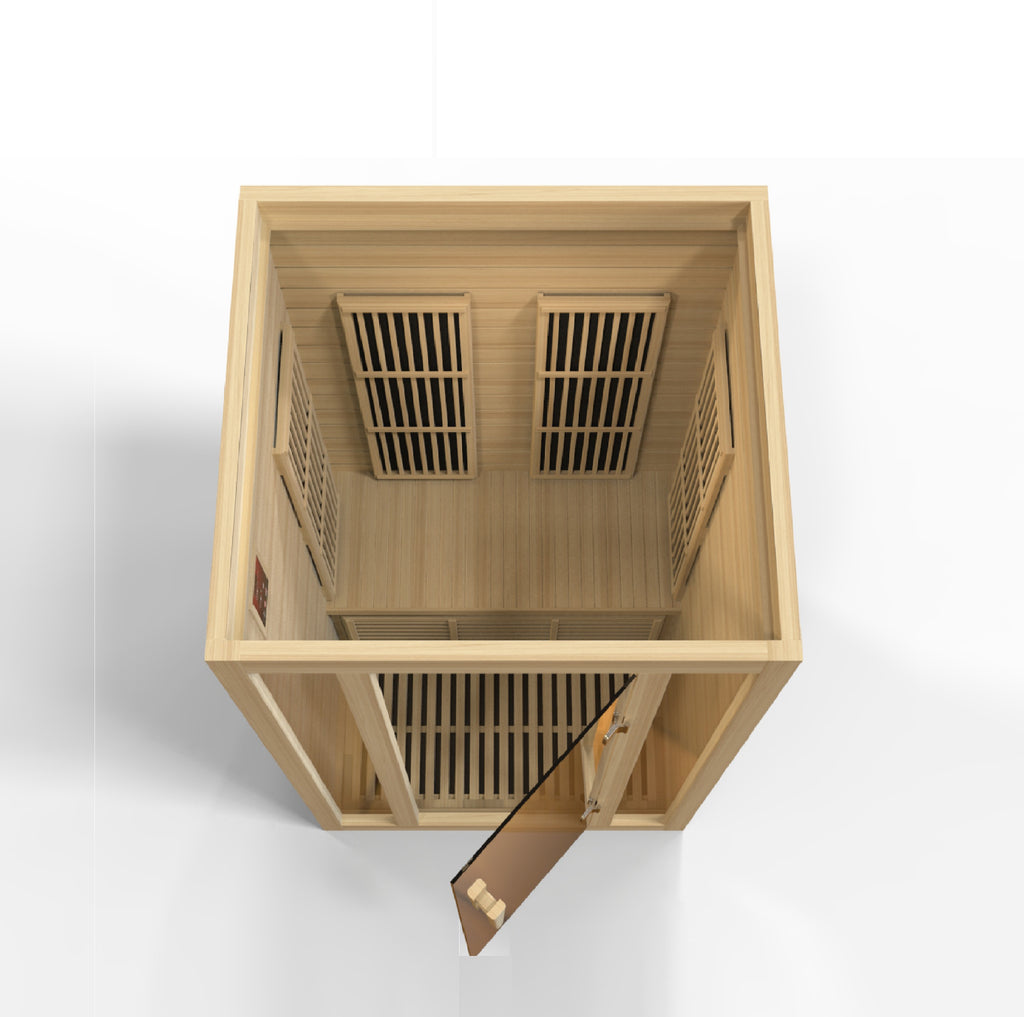 Maxxus Seattle 2-Person Indoor Infrared Sauna (Near Zero EMF)