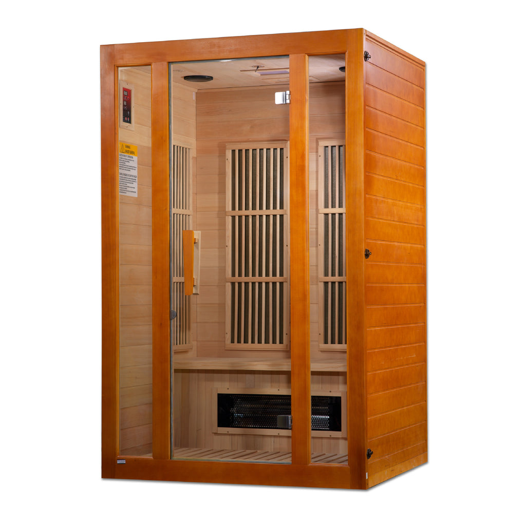 Maxxus Aspen Dual-Tech 2-Person Indoor Infrared Sauna (Low EMF)