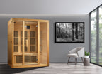 Maxxus Bellevue 3-Person Indoor Infrared Sauna (Near Zero EMF)