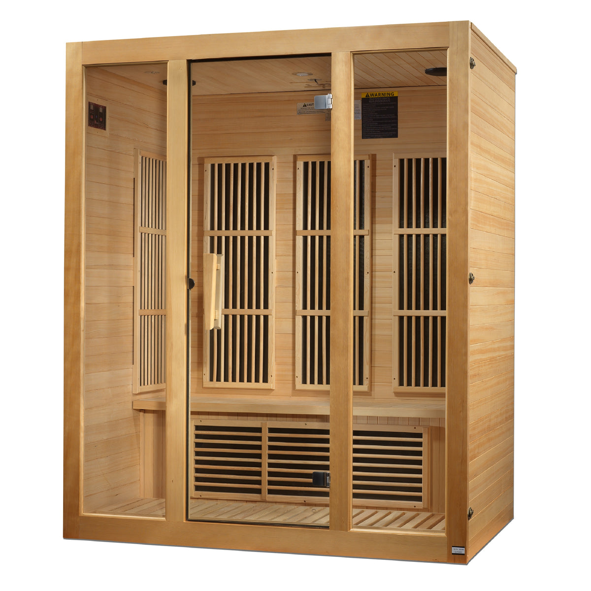 Maxxus Bellevue 3-Person Indoor Infrared Sauna (Low EMF)