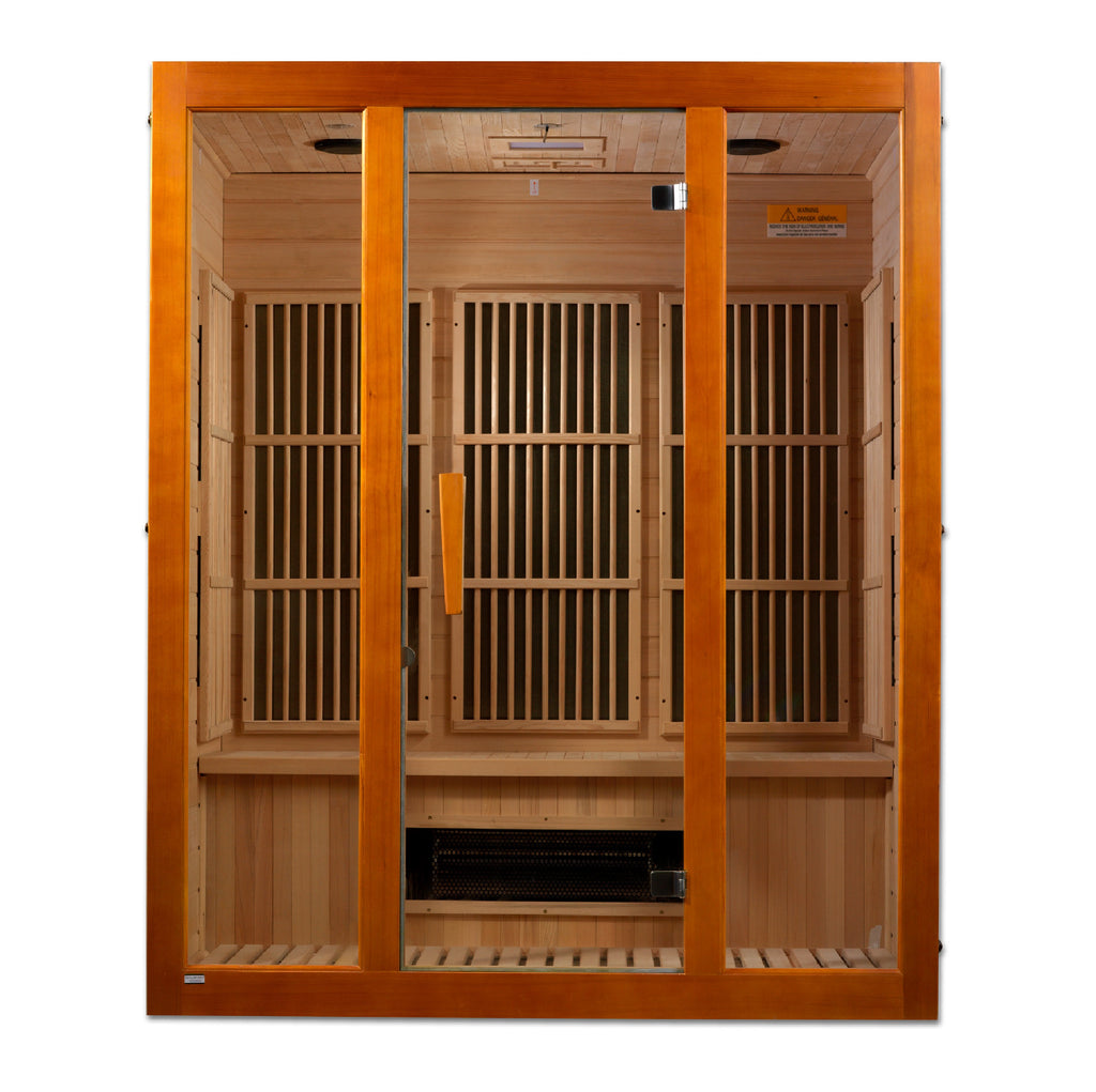Maxxus Alpine 3-Person Indoor Infrared Sauna (Low EMF)