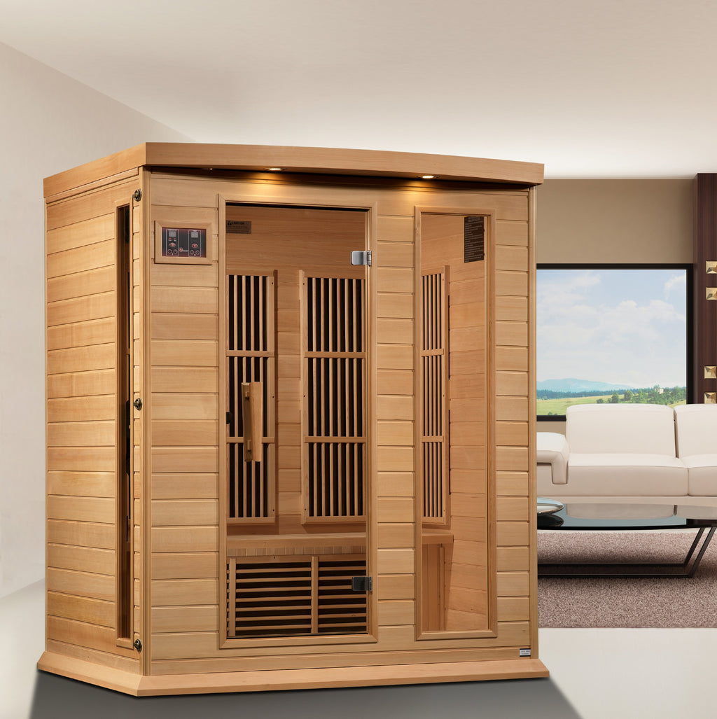Maxxus 3-Person Infrared Sauna (Near Zero EMF)