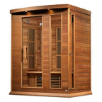 Maxxus 3-Person Canadian Red Cedar Indoor Infrared Sauna (Low EMF)