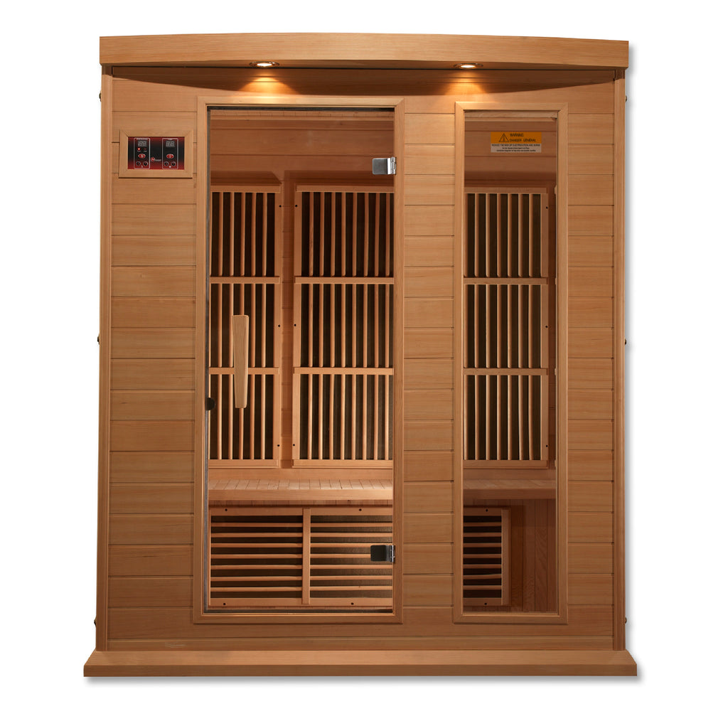Maxxus 3-Person Indoor Infrared Sauna (Low EMF)