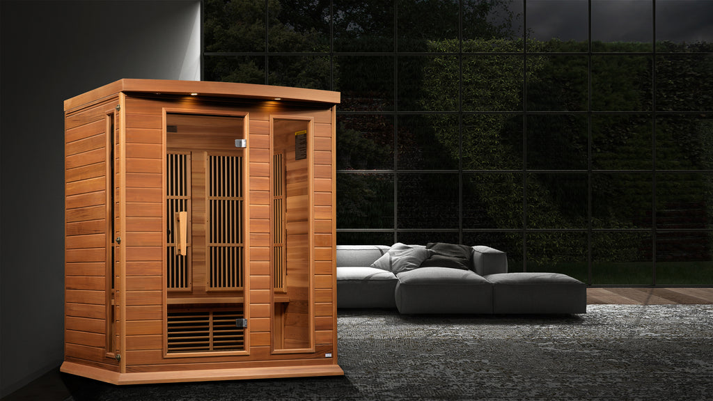 Maxxus Montilemar 3-Person Indoor Infrared Sauna (Near Zero EMF)
