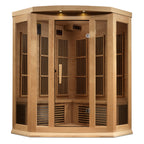 Maxxus 3-Person Indoor Infrared Corner Sauna (Near Zero EMF)