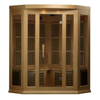 Maxxus 3-Person Corner Infrared Sauna (Low EMF)