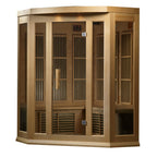 Maxxus 3-Person Corner Infrared Sauna (Low EMF)
