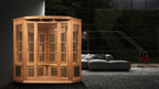 Maxxus Avignon 3-Person Corner Infrared Sauna (Near Zero EMF)
