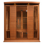 Maxxus 4-Person Canadian Red Cedar Indoor Infrared Sauna (Low EMF)