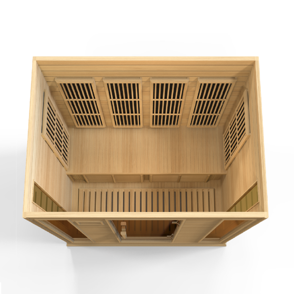 Maxxus 4-Person Indoor Infrared Sauna (Low EMF)