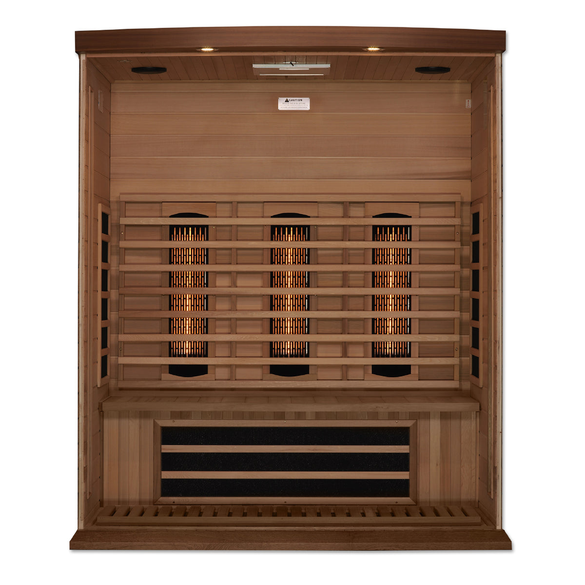Maxxus 3-Person Indoor Full Spectrum Infrared Sauna (Near Zero EMF)