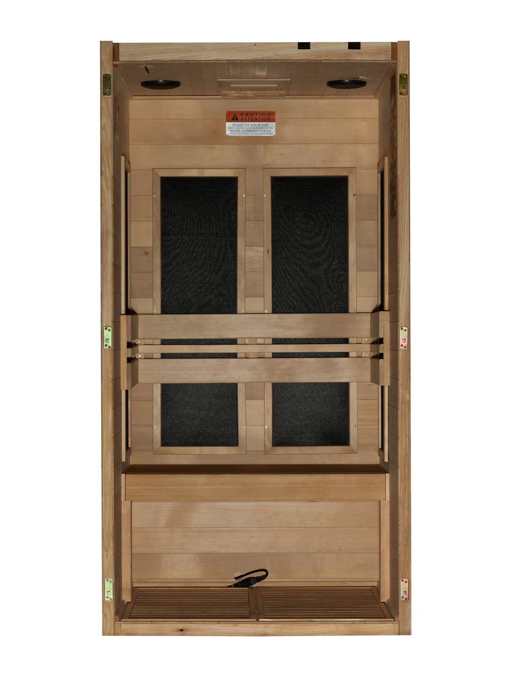 Maxxus S-Line Yoga 1-Person Indoor Infrared Sauna (Ultra Low EMF)