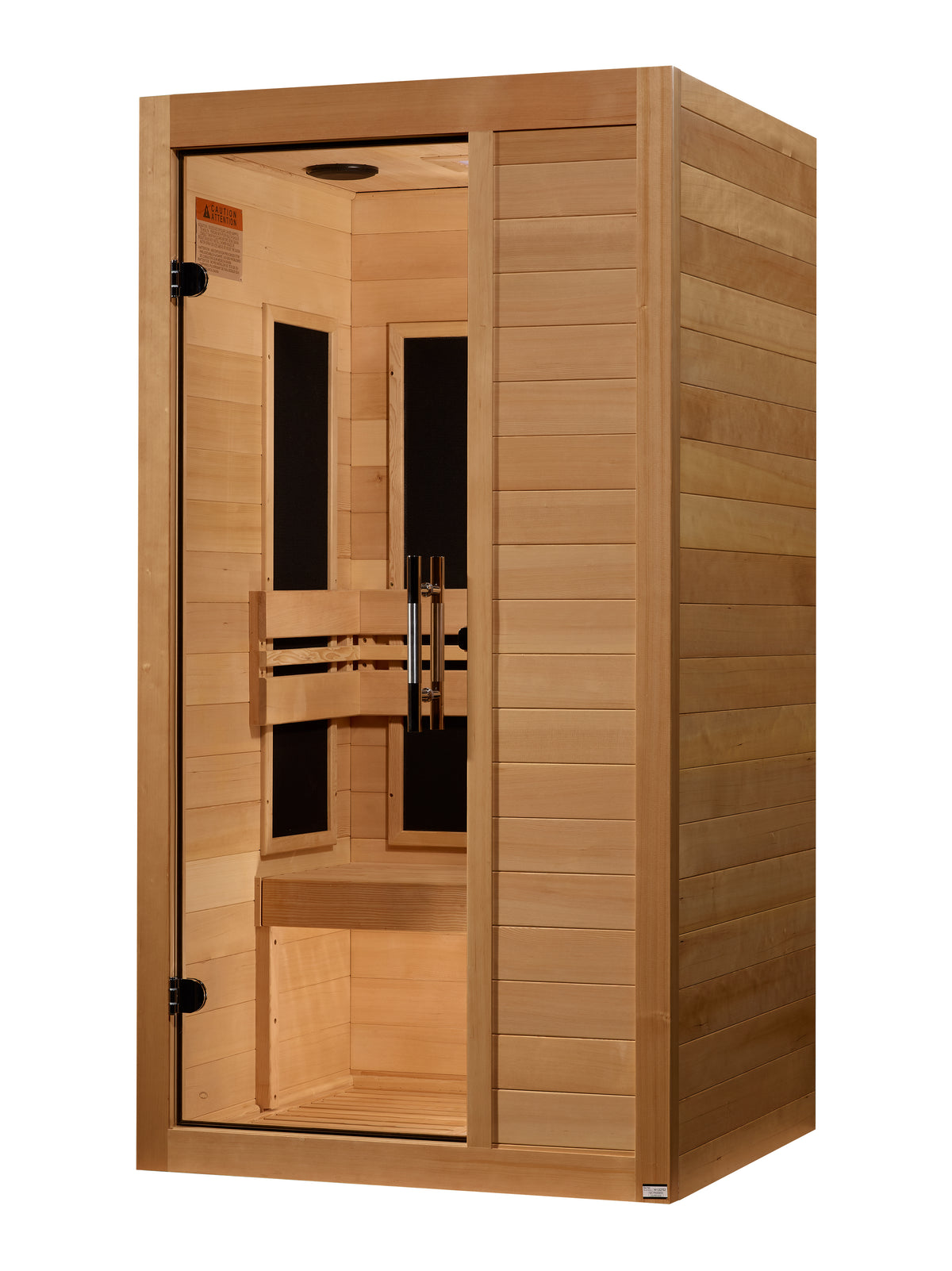 Maxxus S-Line Yoga 1-Person Indoor Infrared Sauna (Ultra Low EMF)
