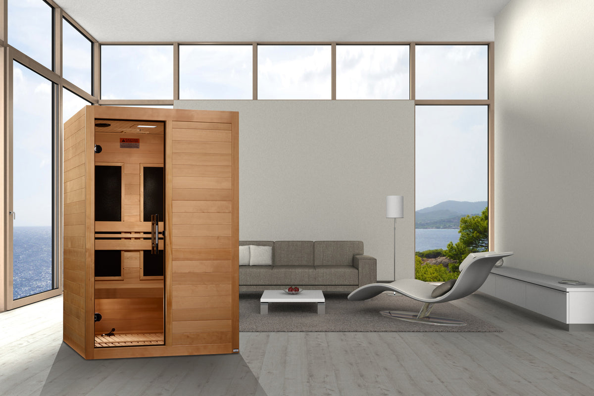 Maxxus S-Line Yoga 2-Person Indoor Infrared Sauna (Low EMF)