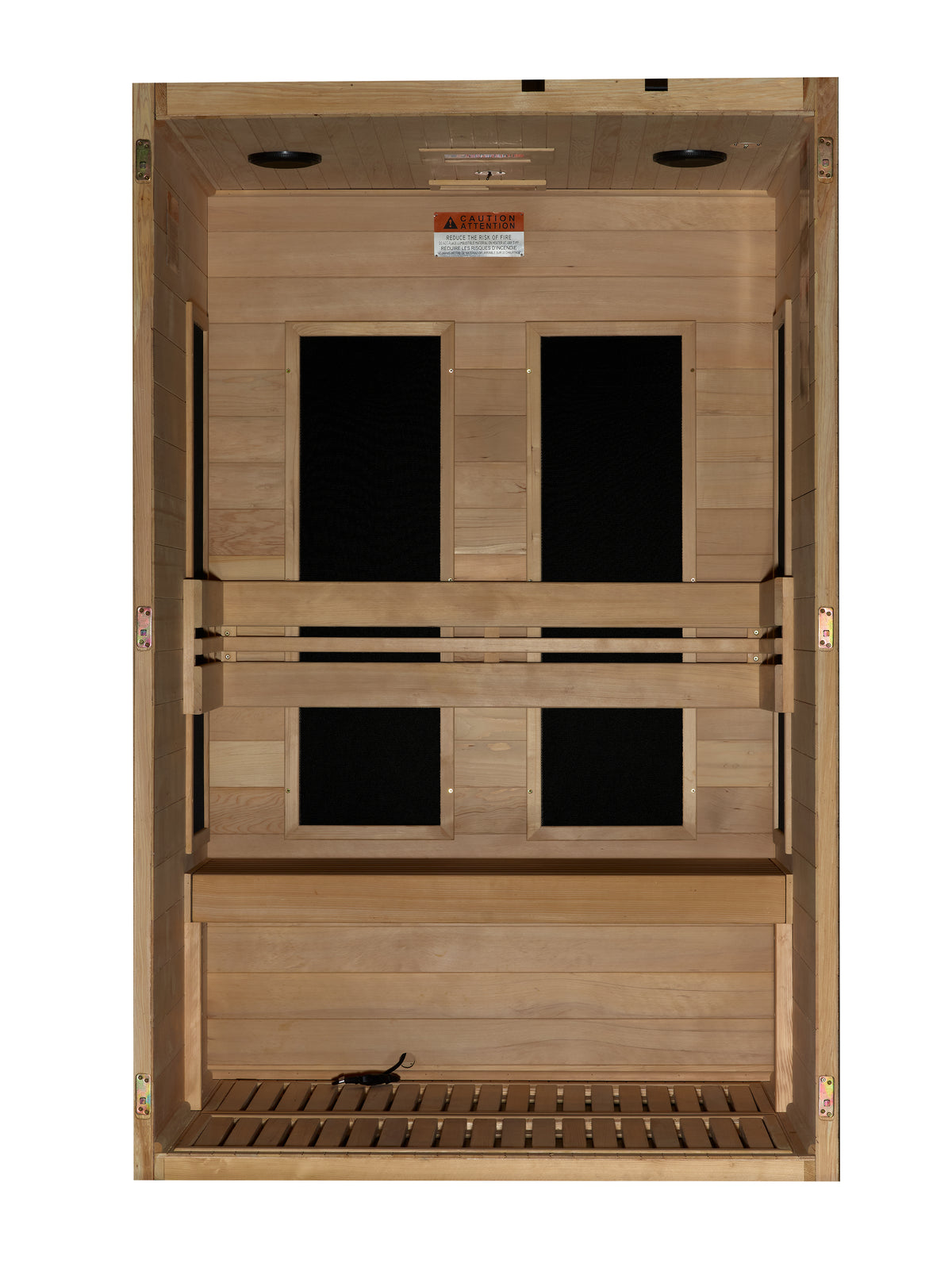 Maxxus S-Line Yoga 2-Person Indoor Infrared Sauna (Low EMF)