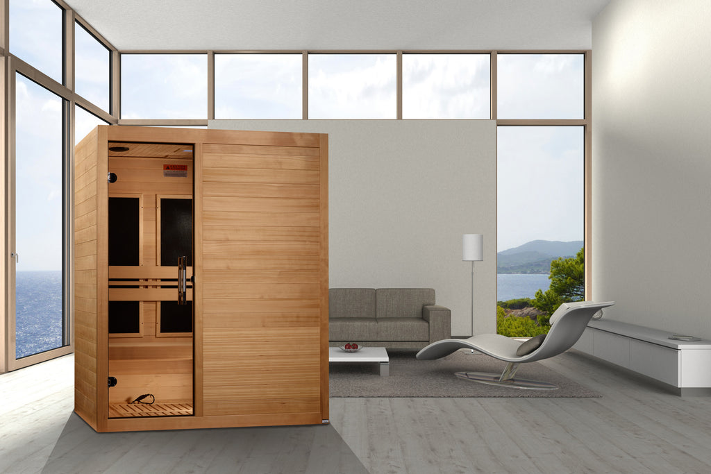 Maxxus S-Line Yoga 3-Person Indoor Infrared Sauna (Low EMF)